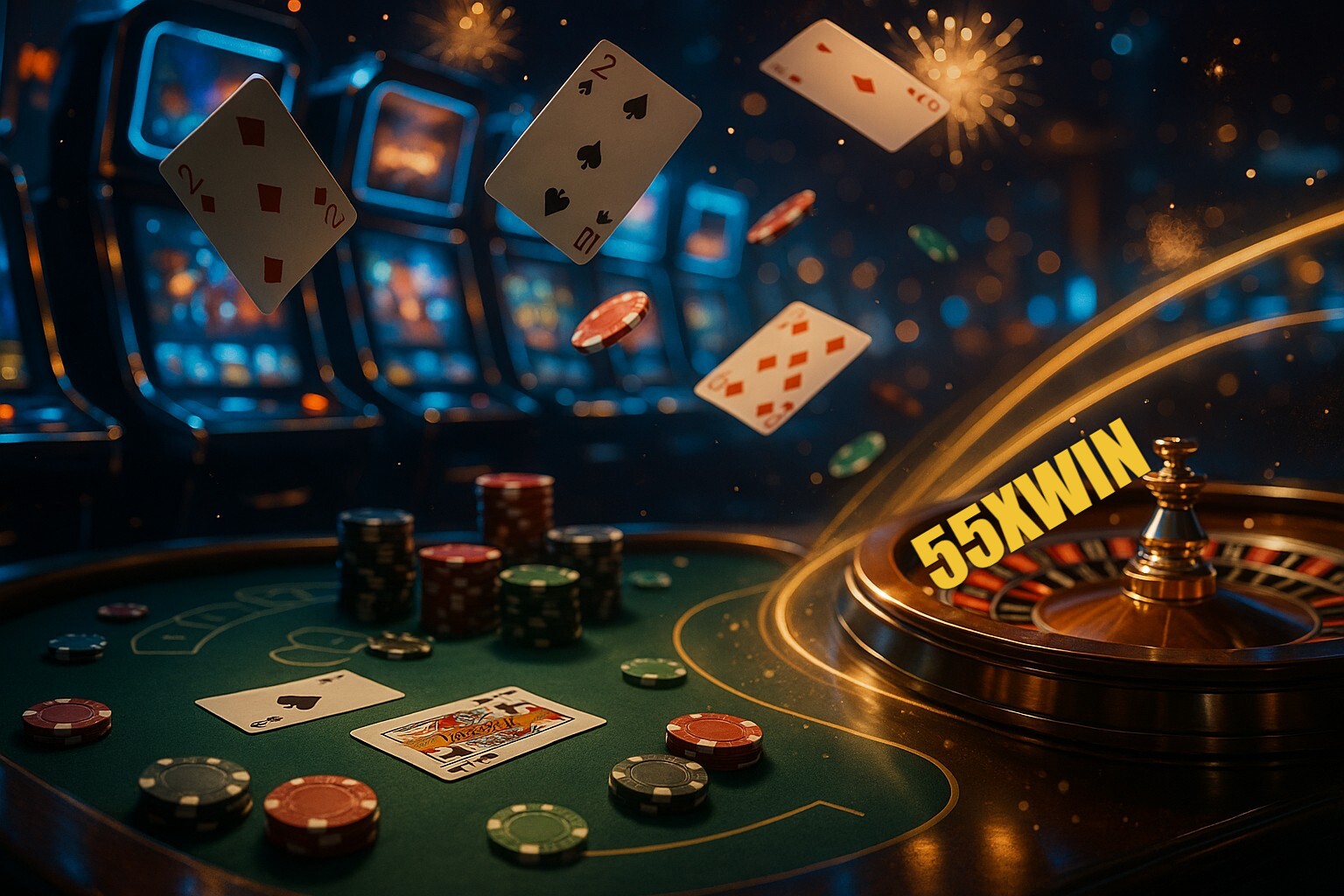 Jogos emocionantes no 55XWIN