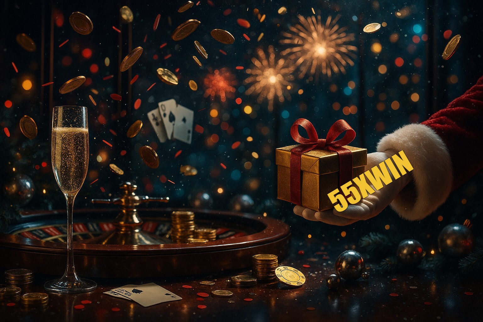 Promoções de Ano Novo no 55XWIN